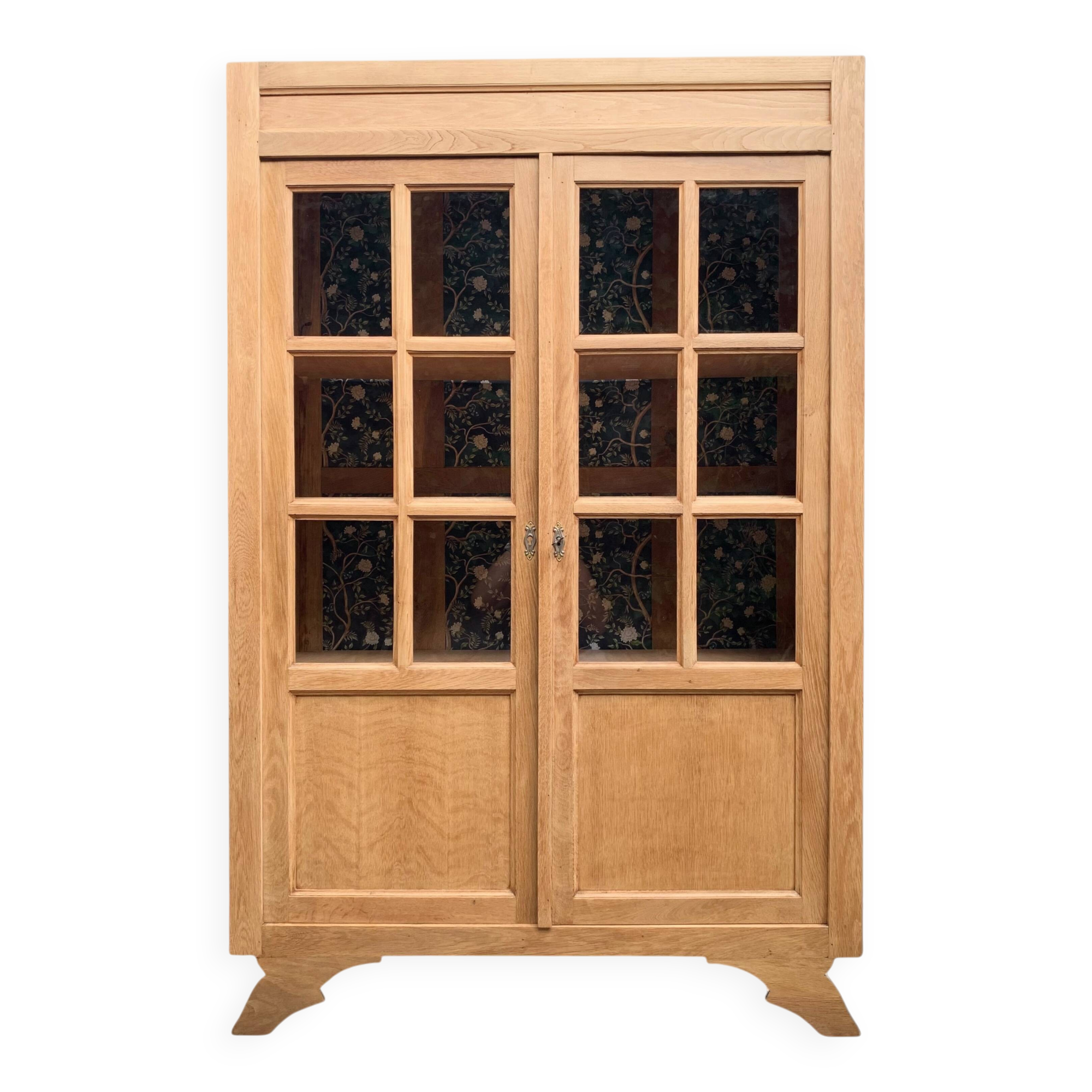 Parisian glass cabinet from La Samaritaine, 1960