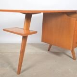 Tripod desk with compass legs, 1950s