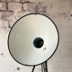 Old industrial projector on support