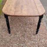 Louis Philippe style oval patinated bistro farm table - 1m90