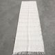 3x9 Soft Pink & Beige Turkish Woven Oushak Runner Rug, 79x266 Cm