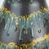 mid century vase dumler & breiden vase model 122/30 with rare colorful patt