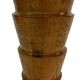Vintage umbrella holder wooden basket storage 1960 minimalist design