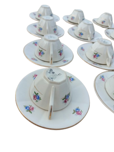 Old Digoin and Sarreguemines tea cup