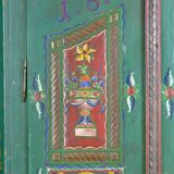 Armoire de mariée allemande, datée de 1852