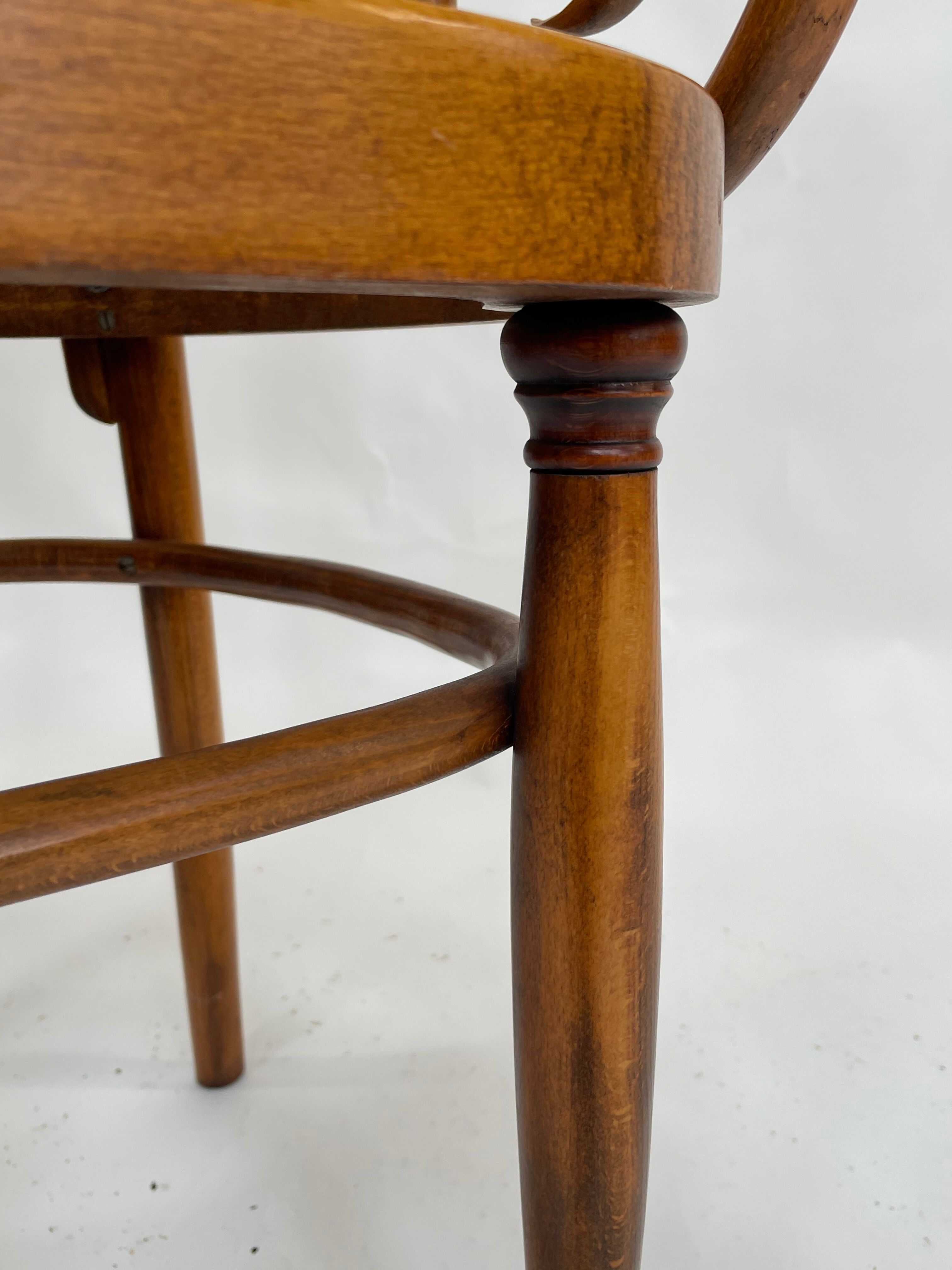 Sculptural bendwood side chair model