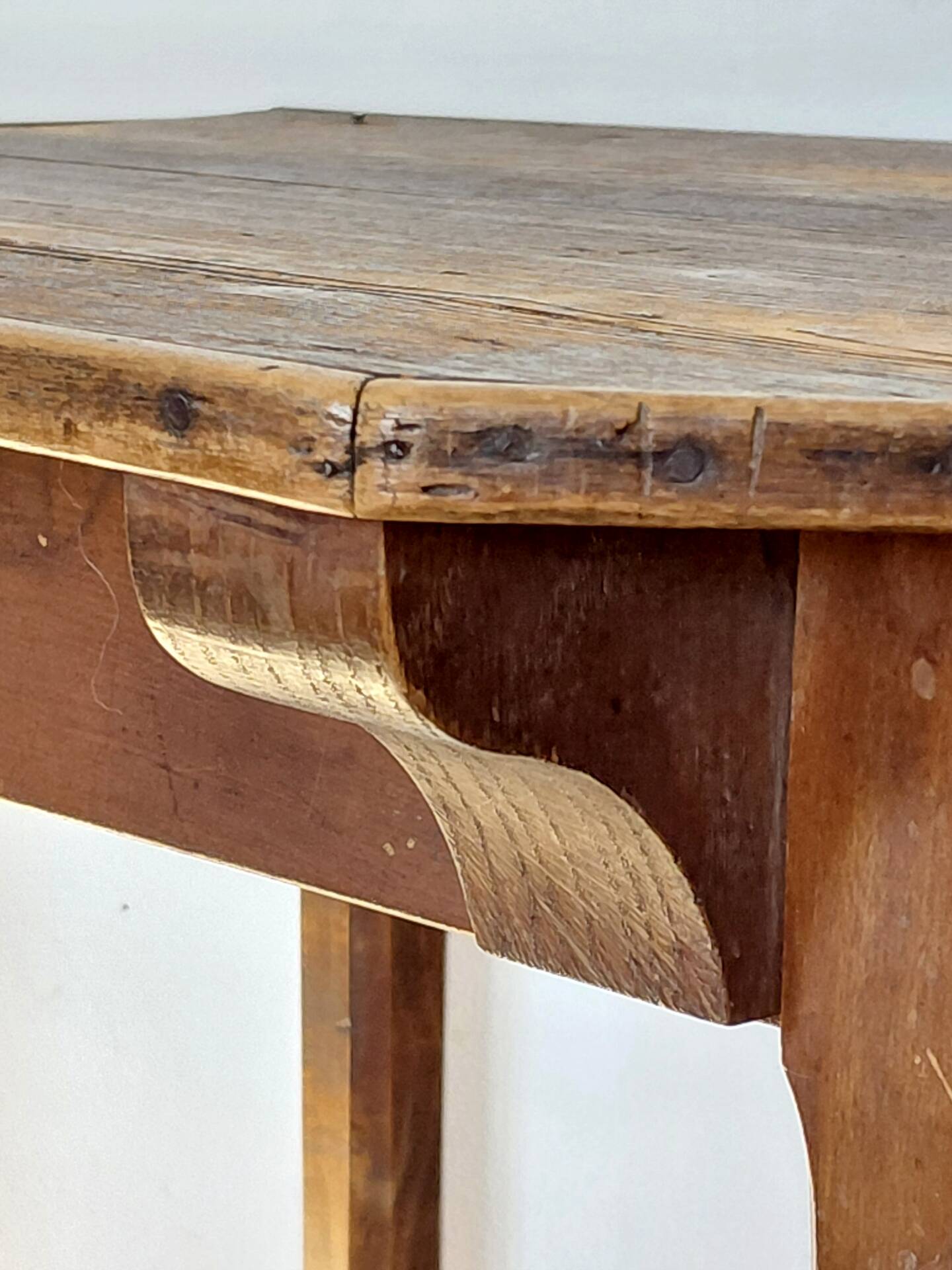 Antique wooden table - Beautiful patina - Country house spirit