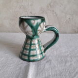 Ceramic candle holder by Robert Picault Vallauris vintage
