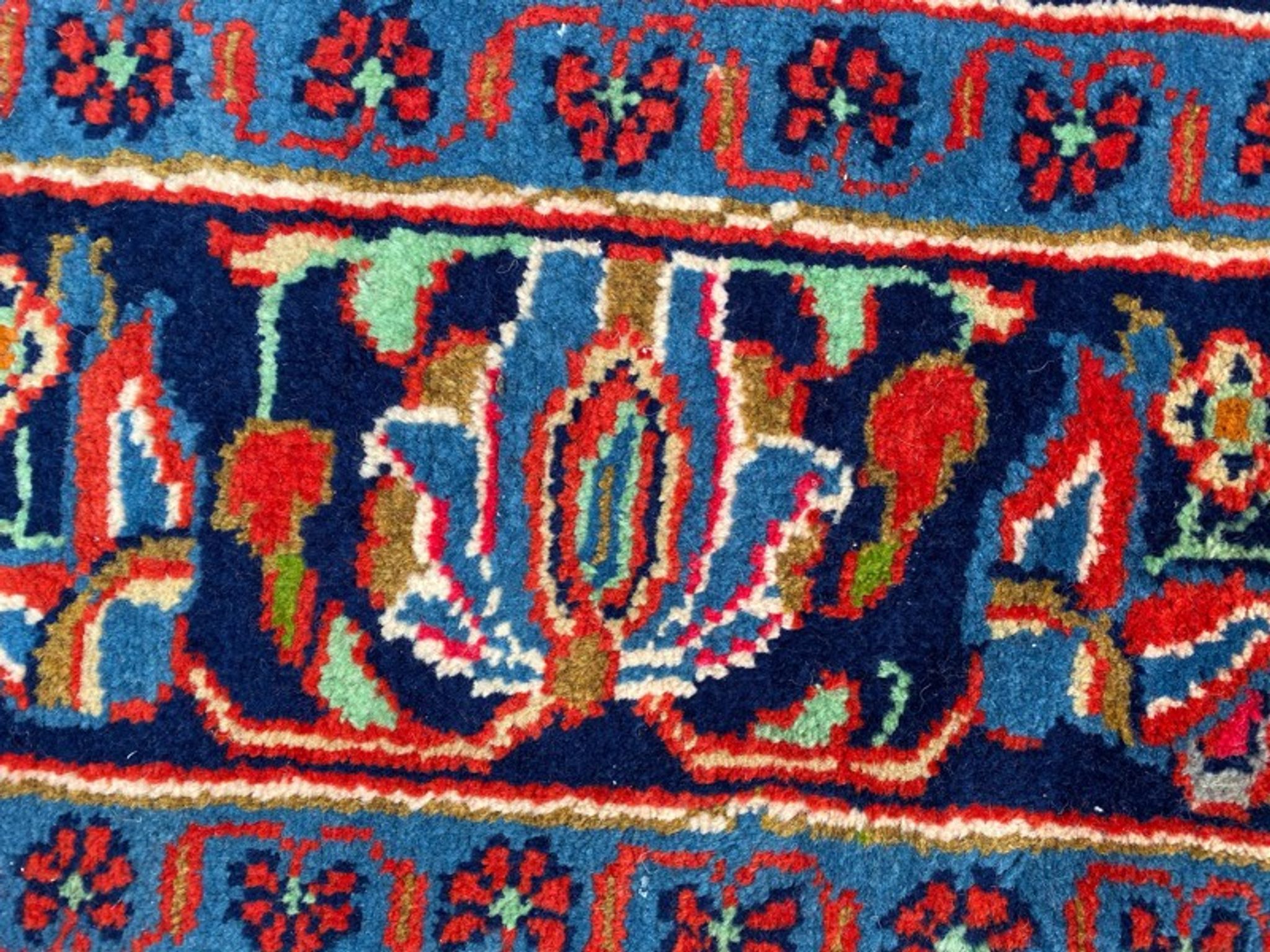 Vintage Persian mahal carpet 238x354