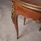 Louis XV style gueridon side table in marquetry