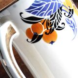 Vintage jug, ceramic toilet jug, pitcher, bathroom decor.