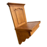 Rustic hanging bedside table