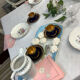 6 cups & saucers Tours porcelain
