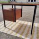 Bureau vintage en teck et métal
