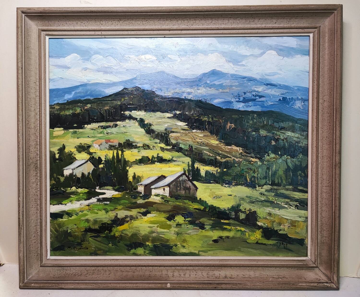 Peinture à l'huile - paysage