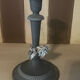 Shabby chic patinated candlestick