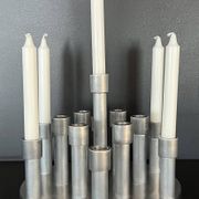 Aluminium candle holders for 13 candles, 1970s.