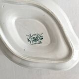 Antique ironware sauce boat "Lucy" KG Lunéville circa 1900