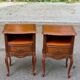 2 Louis XV bedside tables in cherry wood from 1960.