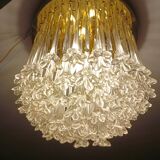 Murano glass chandelier by Venini 1960s
