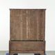 Large antique English oak double chest of drawers from the 18th century
