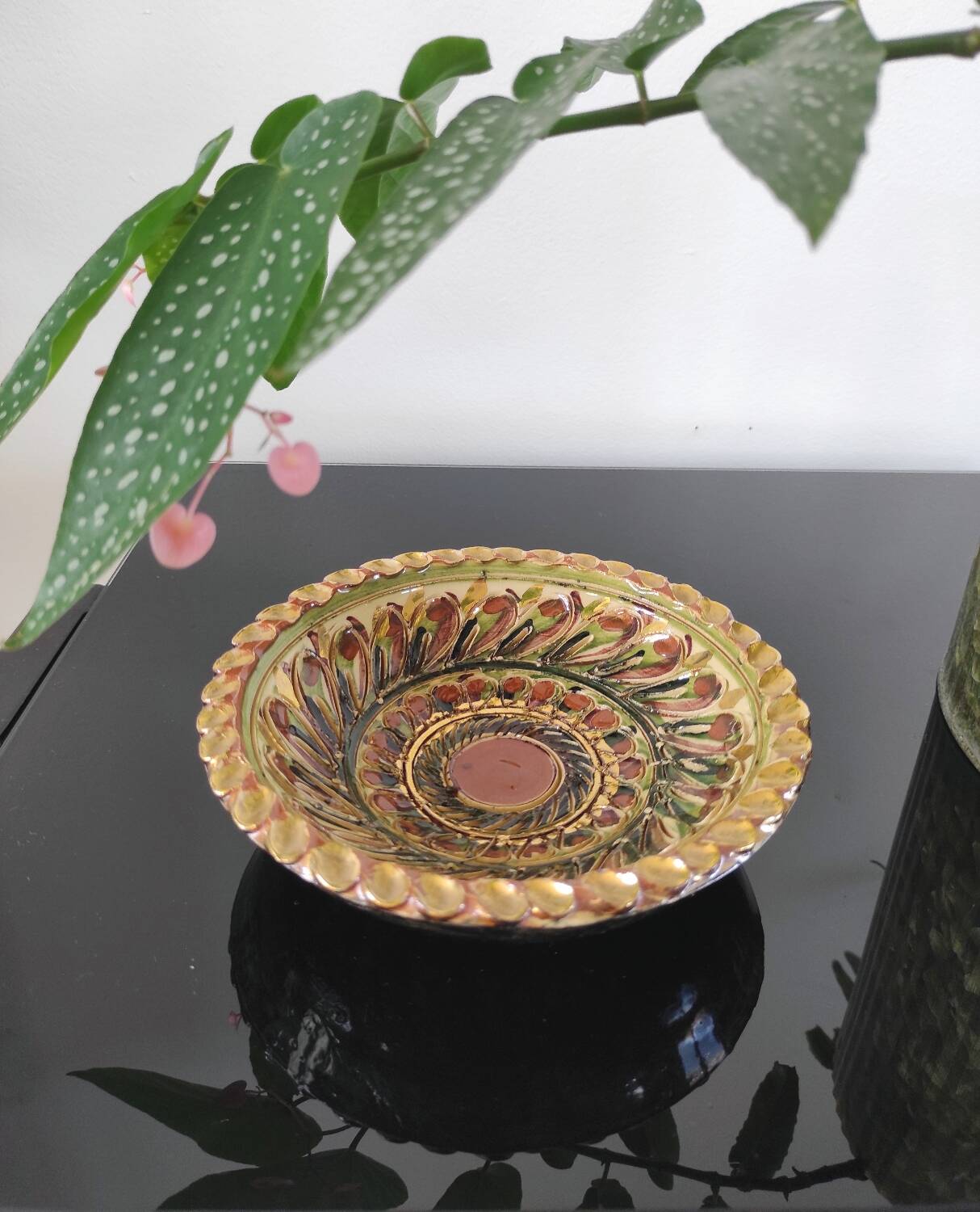 Handcrafted ceramic cup from Nimy (Belgium)