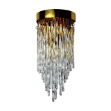 Venini Waterfall wall lamp, murano glass, Italy, 1960