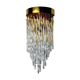 Venini Waterfall wall lamp, murano glass, Italy, 1960
