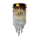 Venini Waterfall wall lamp, murano glass, Italy, 1960