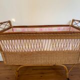 Baby rattan bed