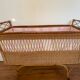 Baby rattan bed