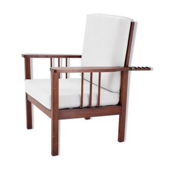 1940s Art Deco armchair, Czechoslovakia
