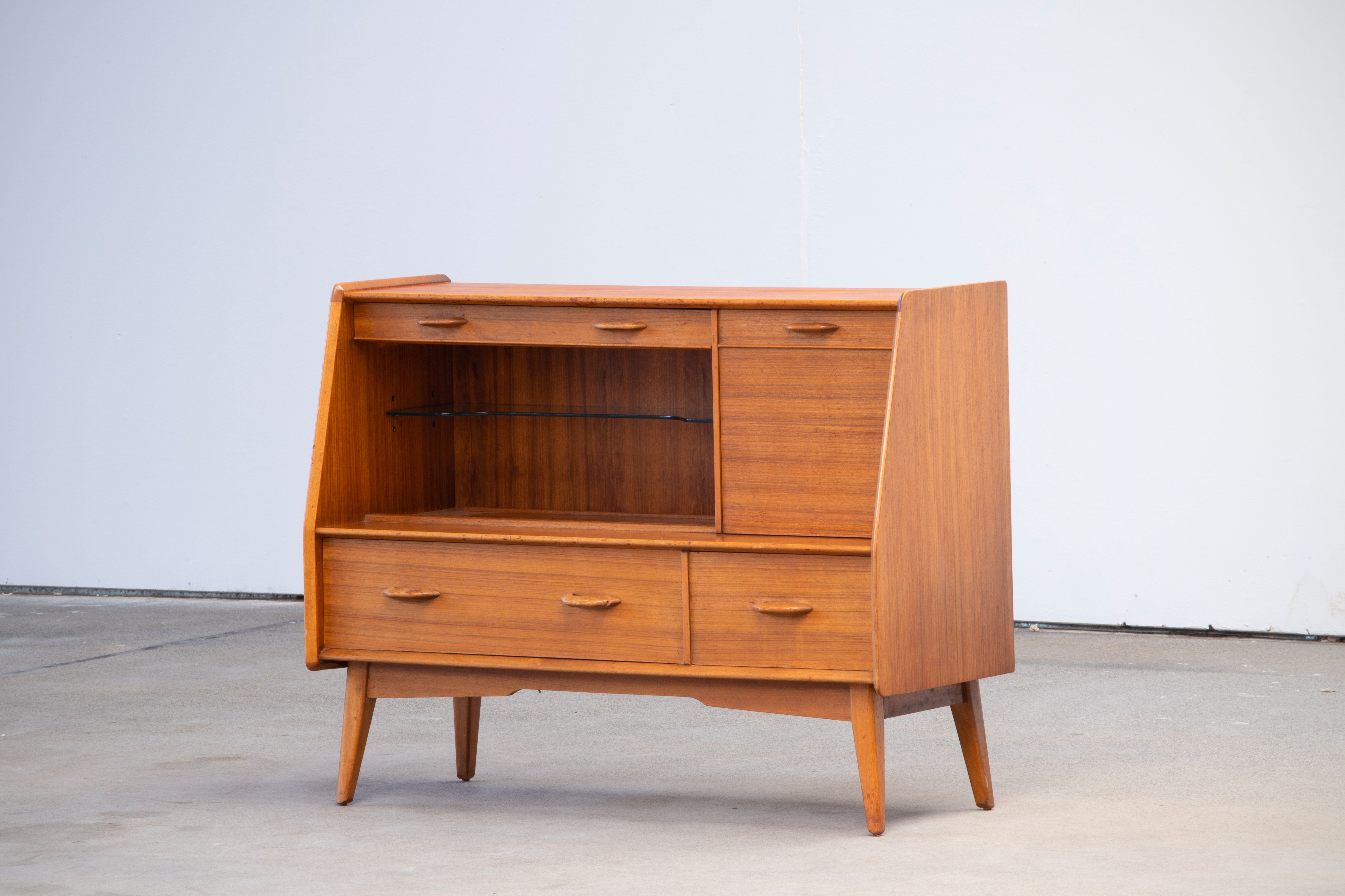 Scandinavian teak side board