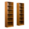 Pair of Danish bookcases in teak, Denmark, 1970s