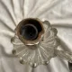 Applique italienne double en verre  et miroir, années 50