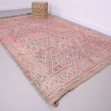 Vintage Handmade Moroccan Rug 188 x 283 cm - Berber rug - Old moroccan rug