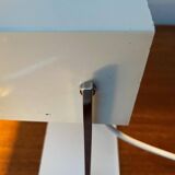 Mid-century minimalist German table lamp in cube by Kaiser Idell Leuchten, 1960s.