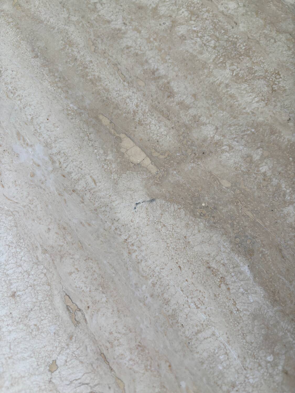 Vintage travertine coffee table