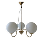 Lustre laiton opaline vintage