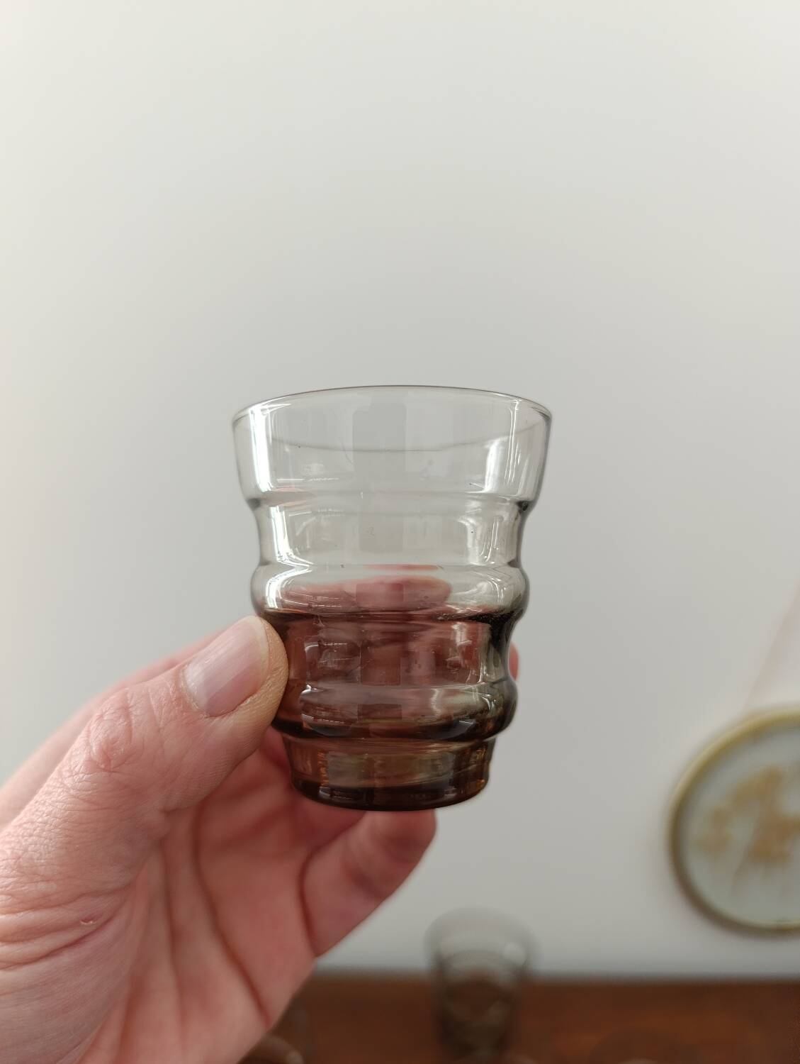 Service à Boisson Vintage Prestige XL - Verre Fumé Ambré Années 60/70