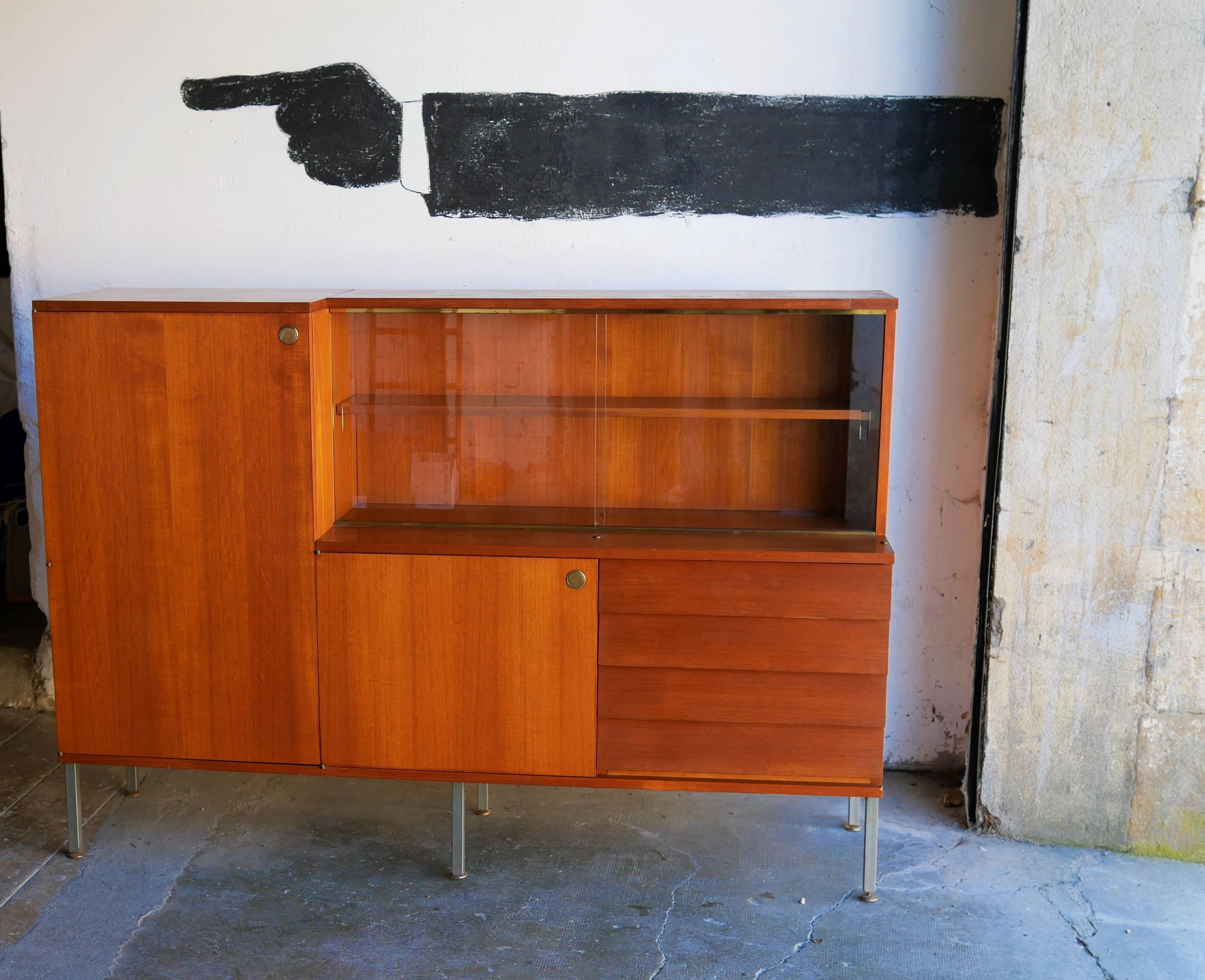 Buffet teak by L.Paolozzi for Monopoly, 50 years