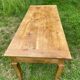 Blonde cherry farmhouse table