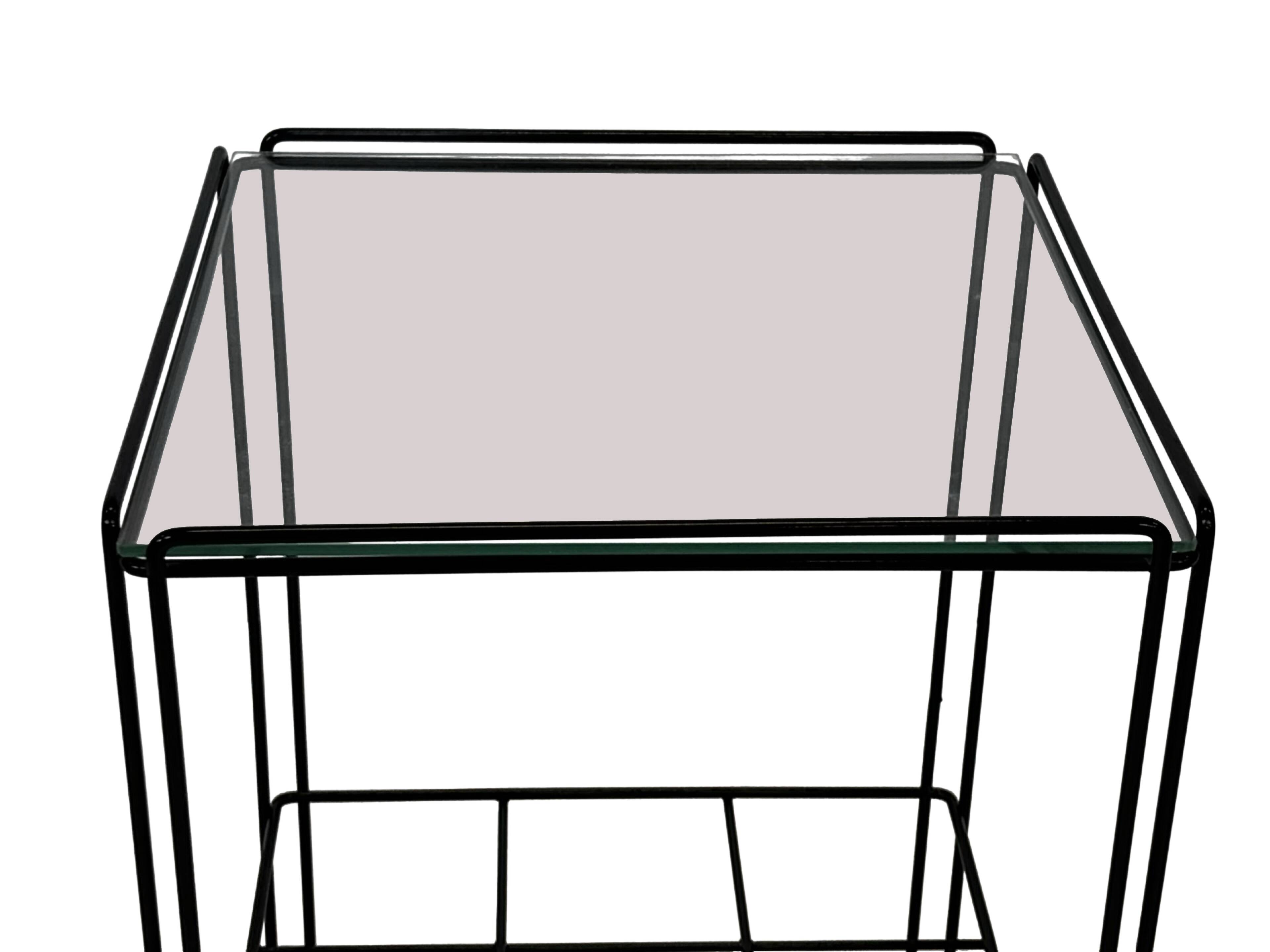 Vintage Max Sauze for Atrow 'Isocele' side table 1970s