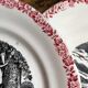 Six speaking dessert plates from Choisy-le-Roi