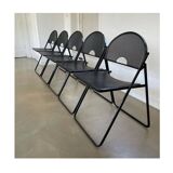 5 chaises pliantes vintage par Fly line, Italie