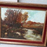 2 landscape paintings