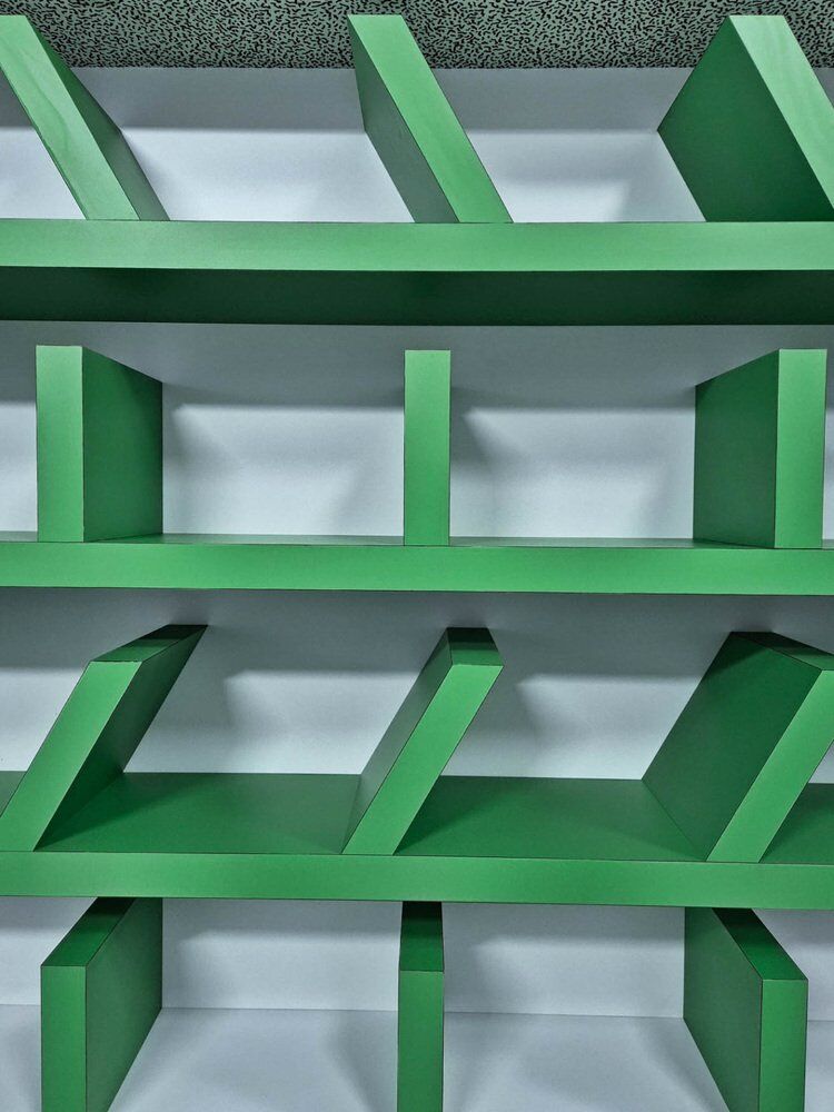 Suvretta bookcase by E. Sottsass for Memphis Milan