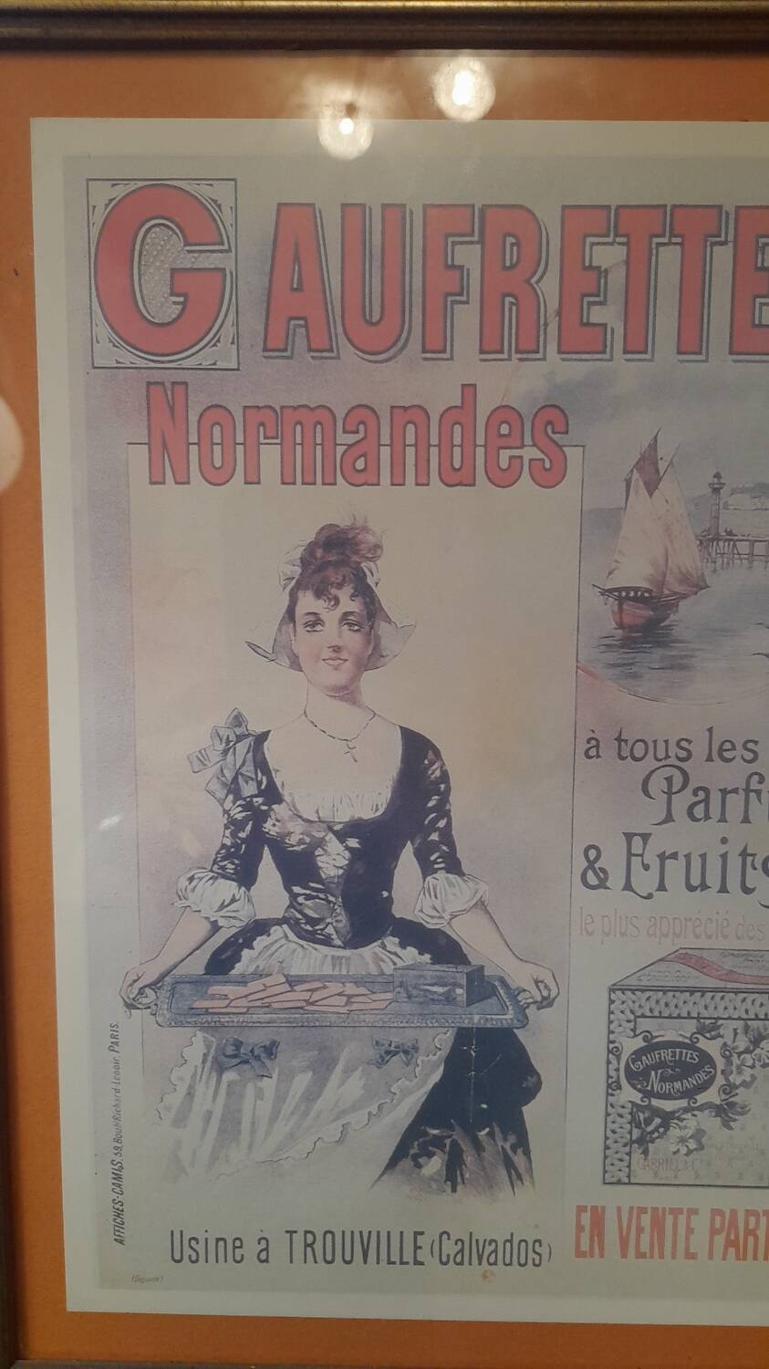 Normandy wafer advertising frame