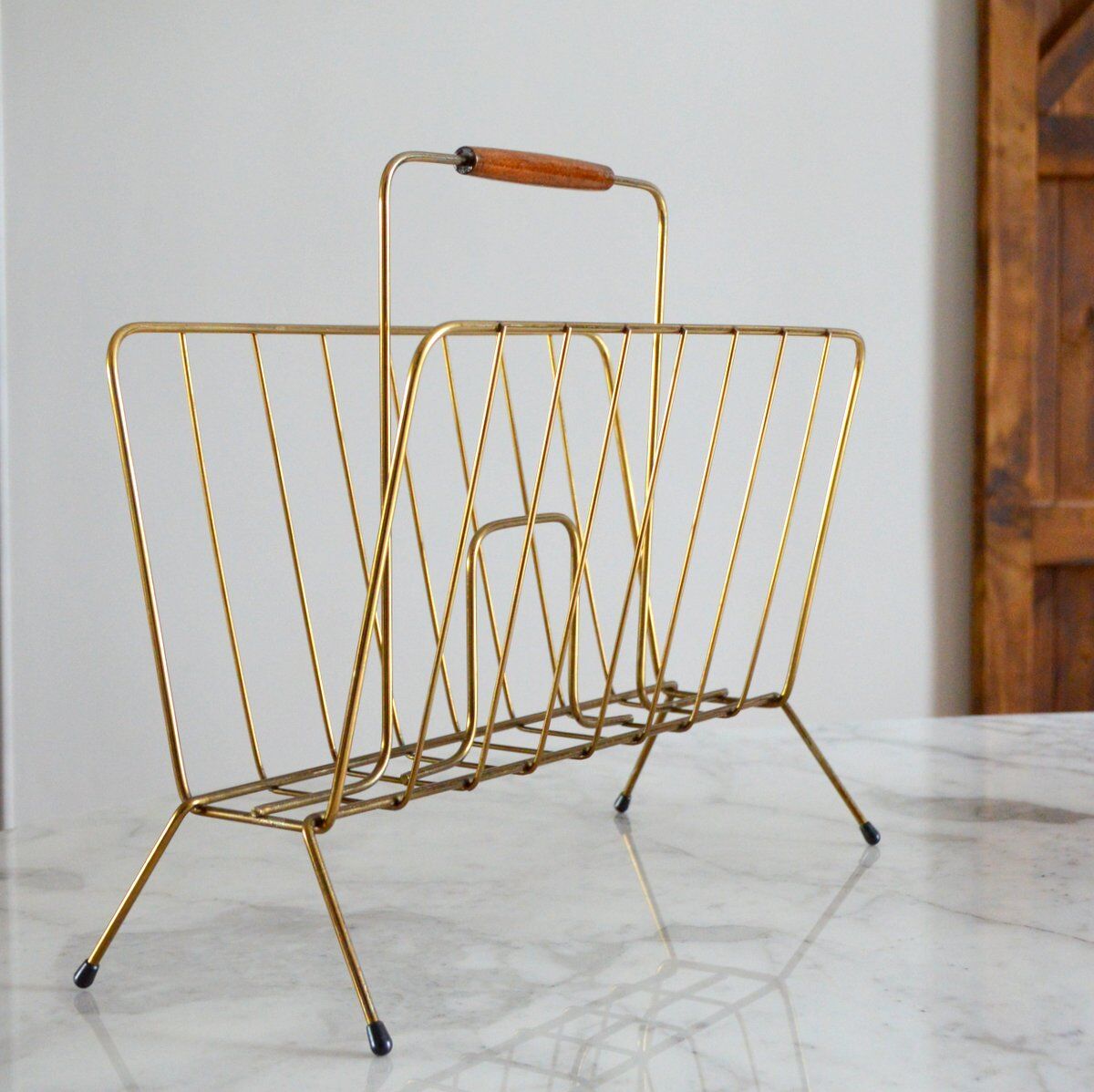 Vintage magazine holder 1950s