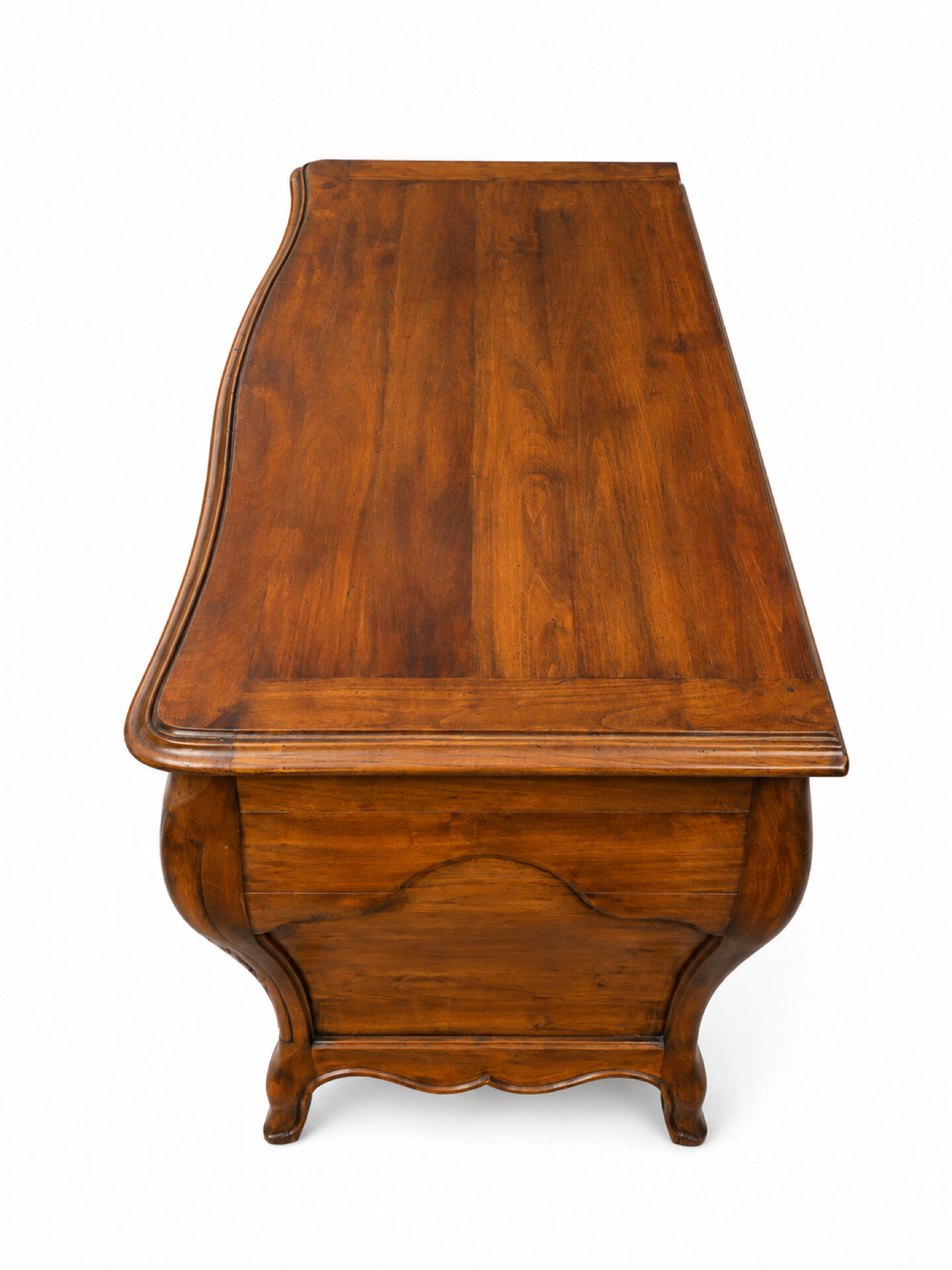 Bordeaux Louis XV Tomb Commode Solid Mahogany and Bronze 18th Century